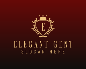 Elegant Shield Boutique logo design