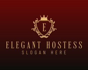 Elegant Shield Boutique logo design