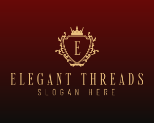 Elegant Shield Boutique logo design