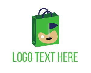Shopping - Golf Shopping Bag logo design