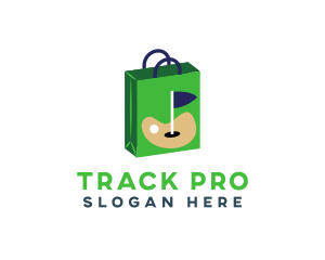 Golf Sport Pro Shop Bag logo design