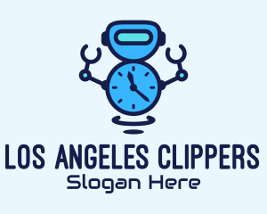 Robot Alarm Timer Logo