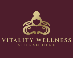 Hand Massage Wellness logo design