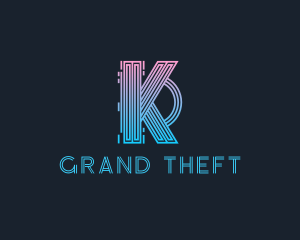 Programmer - Creative Studio Letter K logo design