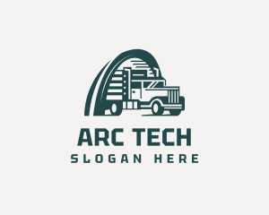 Arc - Trucking Arc Logistics logo design