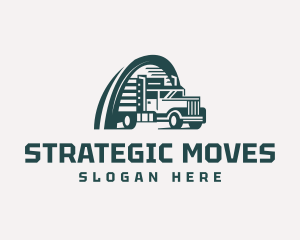 Trucking Arc Logistics logo design