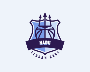 Ball - Basketball Sports Trident logo design