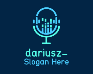 Digital Equalizer Microphone Logo