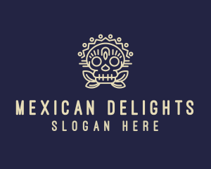 Mexican Sugar Skull  logo design