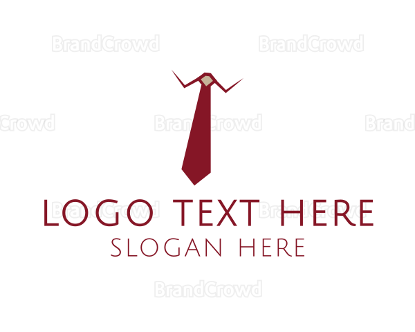 Modern Professional Tie Executive Logo