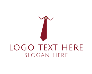 Men - Modern Professional Tie Executive logo design