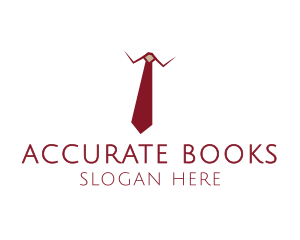 Bookkeeping - Modern Professional Tie Executive logo design