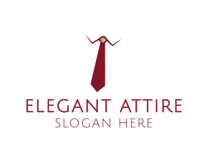 Attire - Modern Professional Tie Executive logo design