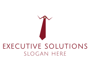 Modern Professional Tie Executive logo design