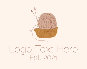 Cotton - Crochet Basket Knitwork logo design