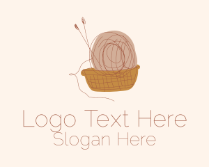 Crochet Basket Knitwork Logo