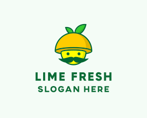 Lime - Mister Lemon Fruit logo design