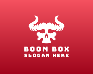 Devil Skull Horns logo design