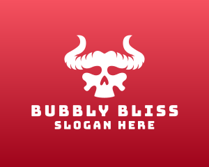 Devil Skull Horns logo design