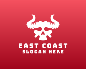 Devil Skull Horns logo design