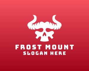 Devil Skull Horns logo design