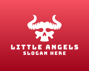 Devil Skull Horns logo design