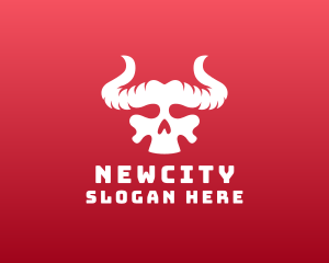 Devil Skull Horns logo design