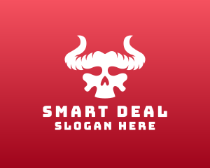 Devil Skull Horns logo design