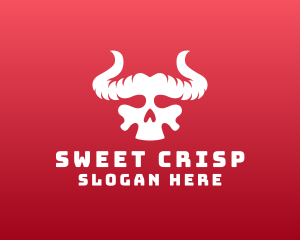 Devil Skull Horns logo design