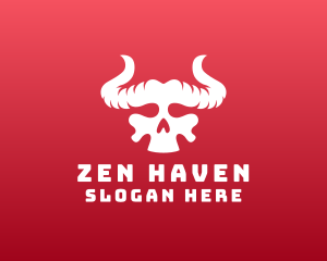 Devil Skull Horns logo design