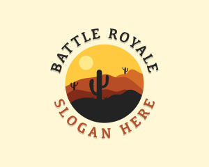 Adventure Desert Cactus Logo