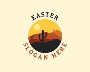 Adventure Desert Cactus Logo