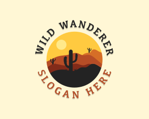 Adventure Desert Cactus logo design