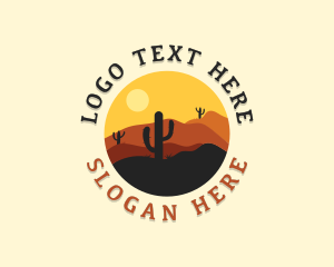 Adventure Desert Cactus Logo