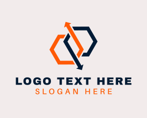 Logistics - Hexagon Arrow Logistics logo design