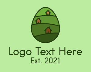 Hill - Agriculture Farm House logo design