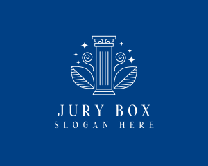 Jury - Greek Pillar Column logo design