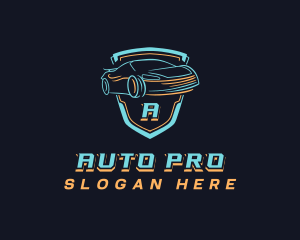 Racing Car Auto logo design