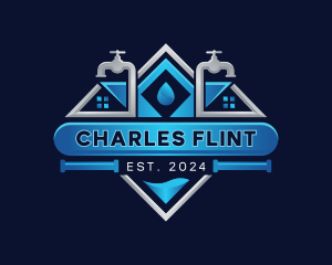 Repair Plumbing Faucet Logo