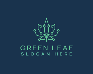 Marijuana - Cannabis Marijuana Weed Cannatech logo design