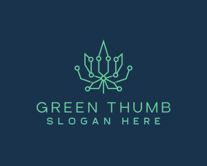 Horticulture - Cannabis Marijuana Weed Cannatech logo design