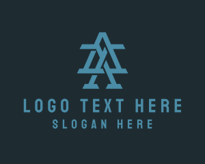 Innovation - Digital Startup Business Letter AX logo design