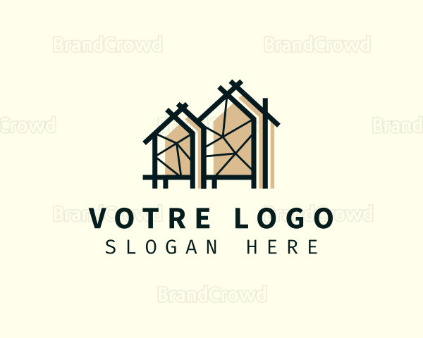 House Architecture Plan Logo