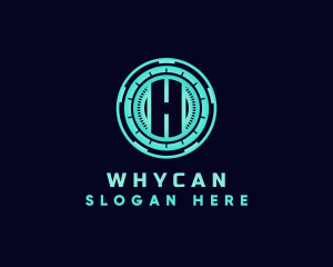 Digital Technology Hologram Logo