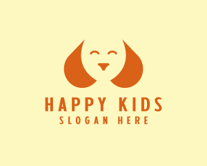 Happy Puppy Dog logo design