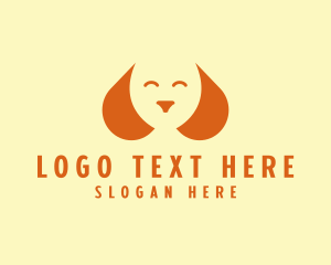 Puppy - Happy Puppy Dog logo design