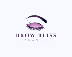 Eyebrow - Eyelashes Makeup Eyebrow logo design