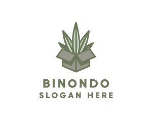Marijuana Leaf Box Logo