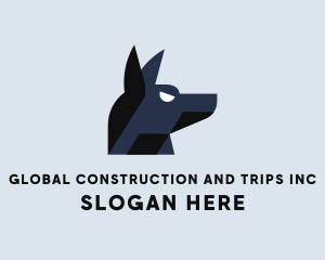 Silhouette - Modern Pet Dog logo design