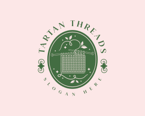 Handicraft Knitting Thread logo design